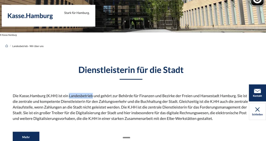 Der Landesbetrieb Geoinformation und Vermessung besetzt die ersten Plätze für „geo hamburg".
